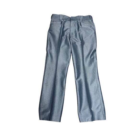 Vintage Circle S Ranch Western Wear Suit Gray Pinstripe 44R 34x32 USA Made - Picture 10 of 16